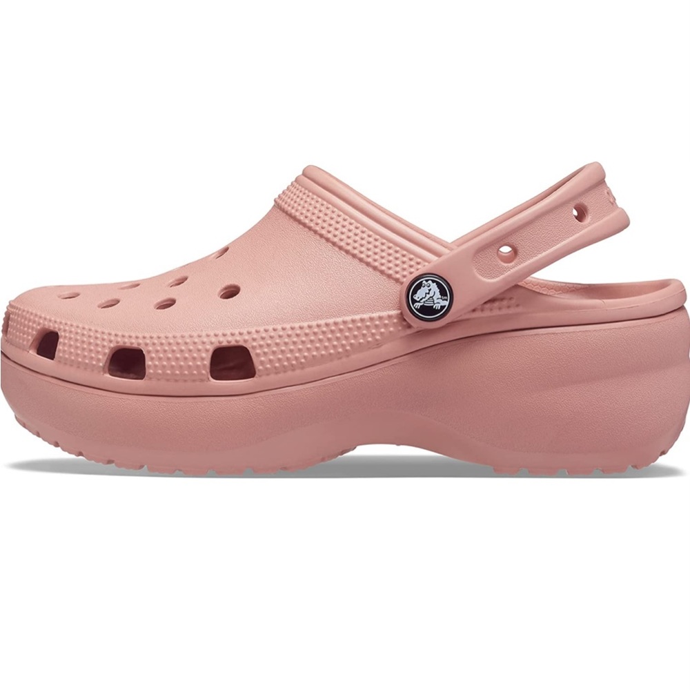 NWT Crocs Classic Clog Platform -Pale Blush